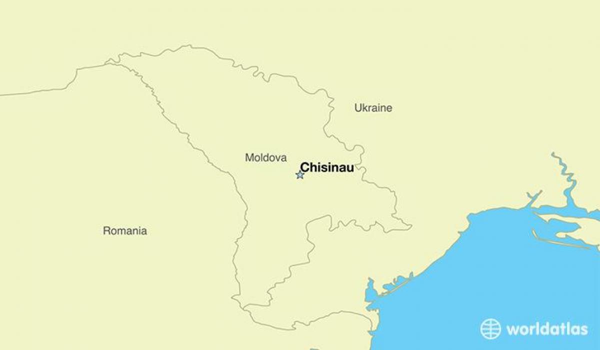 mapa ng chisinau Moldova