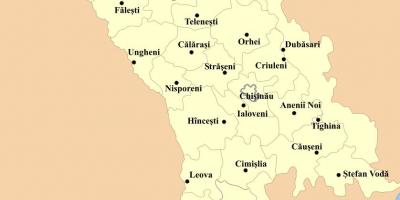 Mapa ng cahul Moldova