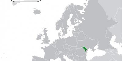 Moldova lokasyon sa mapa ng mundo